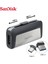 Sdddc2 128GB 100% Sandisk USB C 128GB Sdddc2 Extreme Type-C Usb3.1 32GB Çift Otg USB Flash Sürücü 64GB Kalem Sürücüleri 256GB 150M/S Mini Pendrive (Yurt Dışından) 2