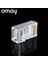 Cat6 Korumasız 100 Adet RJ45 Cat6 CAT5E Konektörü 8P8C Modüler Fiş Adaptörü Ethernet Kablosu Kafası 1 Gbps Gigabit Ağ Kıvrım Kristal Utp 10/50 Adet Omay (Yurt Dışından) 4