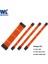 Turuncu 100MM Winkool Dişi - Erkek 18AWG Kollu Psu Uzatma Güç Kablosu / Kablo Kitleri 1x Atx 24P Cpu 8p 2x Pcı-E 8p (Yurt Dışından) 1