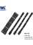 Turuncu 100MM Winkool Dişi - Erkek 18AWG Kollu Psu Uzatma Güç Kablosu / Kablo Kitleri 1x Atx 24P Cpu 8p 2x Pcı-E 8p (Yurt Dışından) 5