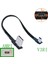AMRI-V3LE 1m Mini USB B Tipi 5pin Erkek Yukarı Aşağı Sol Sağ Açılı 90 Derece USB 2.0 Erkek Veri Kablosu (Yurt Dışından) 3