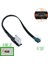 AMRI-V3LE 1m Mini USB B Tipi 5pin Erkek Yukarı Aşağı Sol Sağ Açılı 90 Derece USB 2.0 Erkek Veri Kablosu (Yurt Dışından) 5