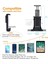 Siyah Araba Hava Firar Çift Montaj Tutucu Standı 7 Ila 11 Inç ipad Mini Pro Hava Samsung Galaxy Tab Tablet Pc Için Huawei Xiaomi Tablet (Yurt Dışından) 4