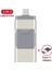 Gümüş Gönderme Tip C 64 GB Otg USB Flash Sürücü iPhone 256G 512G 128G USB 3.0 Memory Stick Harici Depolama Ios/android/tip C/windows Aygıtı 4'ü 1 Arada (Yurt Dışından) 1