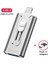 Gümüş Gönderme Tip C 64 GB Otg USB Flash Sürücü iPhone 256G 512G 128G USB 3.0 Memory Stick Harici Depolama Ios/android/tip C/windows Aygıtı 4'ü 1 Arada (Yurt Dışından) 3