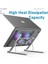 Şerit Alüminyum Ayarlanabilir Laptop Standı Macbook Bilgisayar Pc iPad Tablet Desteği Dizüstü Standı Soğutma Fanı Pad Dizüstü Bilgisayar Tutucu Tabanı (Yurt Dışından) 5