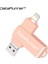 Pembe 128 GB Datarunner USB Flash Sürücü Kalem Sürücü 32 GB 64 GB 128 GB USB Bellek 8 GB 16 GB Cle USB 3.0 Pendrive iPhone 14 Pro/13/12/11/xs Max Için (Yurt Dışından) 1
