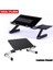 Beyaz Ayarlanabilir Dizüstü Bilgisayar Masası Standı Taşınabilir Alüminyum Alaşımlı Lapdesk Tv Yatağı Kanepe Pc Dizüstü Bilgisayar Masası Masa Standı ile Mouse Pad (Yurt Dışından) 3