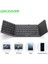 Gümüş Gri Yeni Katlanır Bluetooth Klavye Ios Android Windows Ipad Tablet Macbook Mobil Akıllı Telefon Için Kablosuz Katlanabilir Dokunmatik Tuş Takımı (Yurt Dışından) 3