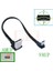 AMUP-V8UP 0.3 M Süper Düz Esnek Yukarı Aşağı Sol Sağ Açılı 90 Derece USB Mikro USB Erkek USB Erkek Veri Şarj Bağlantı Kablosu (Yurt Dışından) 1