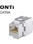CAT.6A 2 Adet Onti RJ45 Cat8 Aletsiz Stp Korumalı Keystone Jack Modülü, Kendinden Kilitleme Cat7 CAT6A Cat6 CAT5E Çinko Alaşım Ağ Çoğaltıcı Adaptörü (Yurt Dışından) 1
