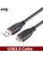 Siyah 50CM USB 3.0 Tip A Mikro B Kablosu Usb3.0 Hızlı Veri Senkronizasyon Kablosu Kablosu Harici Sabit Disk HDD Samsung S5 30CM 50CM 100CM (Yurt Dışından) 1