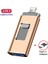 Altın Tpye C 8 GB iphone Yıldırım Ios Otg Flash Sürücü Bellek Çubuğu C Tipi Pendrive Tip-C USB Flash Sürücü 16 GB 32 GB 64 GB Kalem Sürücü Usb3.0 (Yurt Dışından) 1