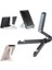 Siyah Taşınabilir Masaüstü Katlanır Tablet Tutucu Evrensel Cep Tablet Telefon Standı Xiaomi Için Samsung Için Huawei Için iPad Için Abs Standı (Yurt Dışından) 3