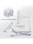 4-12.9 Inç Gümüş Duvar Masası Tablet Standı Dijital Mutfak Tablet Tutacağı Standı Metal Braket Akıllı Telefonlar Tutucular 4-12.9 Inç Genişlik Tablet Için Fit (Yurt Dışından) 4