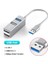 USB A Fişi Gümüş Qoovı USB C Hub 4 Bağlantı Noktalı USB Tip C'den USB 3.0 Hub Splitter Macbook Pro iPad Yüzey Samsung S21 Xiaomi Için Usb-C Adaptör Dock (Yurt Dışından) 1