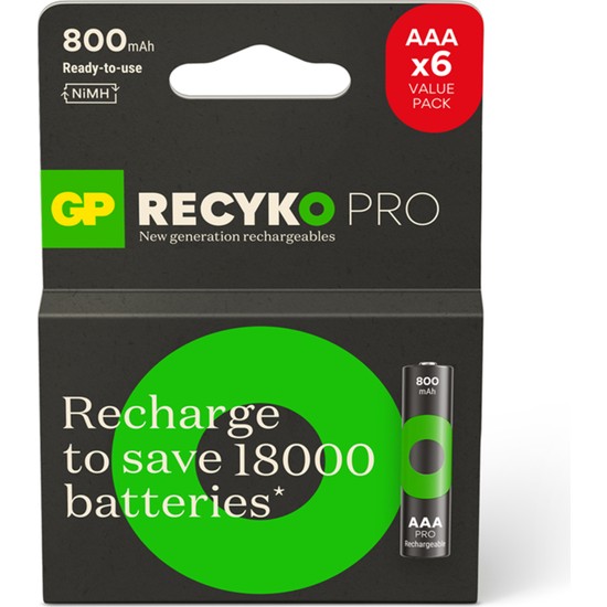 Gp Batteries Recyko Pro Mah Aaa Ince Ni Mh Arjl Pil Fiyat