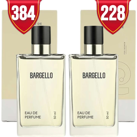 Bargello 384 Kadın Parfüm Floral + 228 Kadın Parfüm Oriental 50 ml EDP