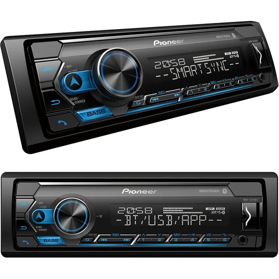 melekstore Pıoneer MVH-S325BT Usb/fm/aux/bt Bluetoothlu Mekaniksiz Oto Teyp 4 x 50 Watt