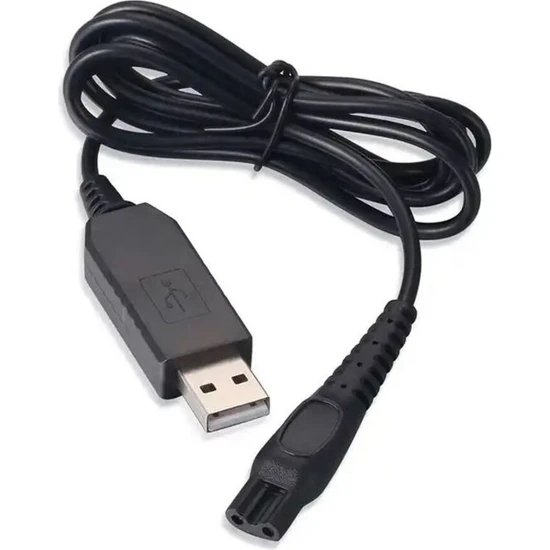 DNR Bilişim Braun Tıraş Makinesi Shaver USB Uyumlu  Şarj Cihazı Güç Kablosu Şarj Adaptörü 12V 400MAH