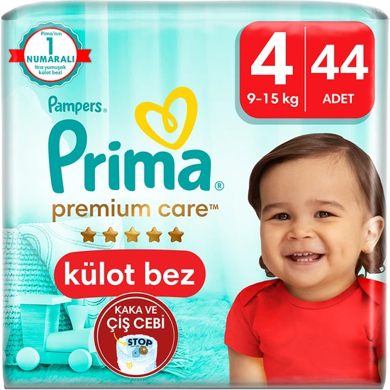 Prima Bebek Bezi Premium Care Külot Bez 4 Numara 44 Adet