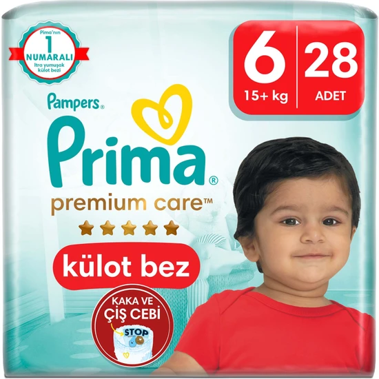 Prima Bebek Bezi Premium Care Külot Bez 6 Numara 28 Adet