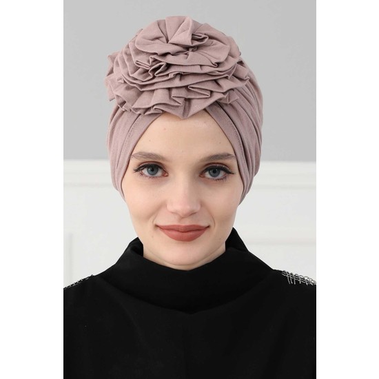 New Solid Color Women Pre-Tied Hijabs Cap Arab Wrap Head