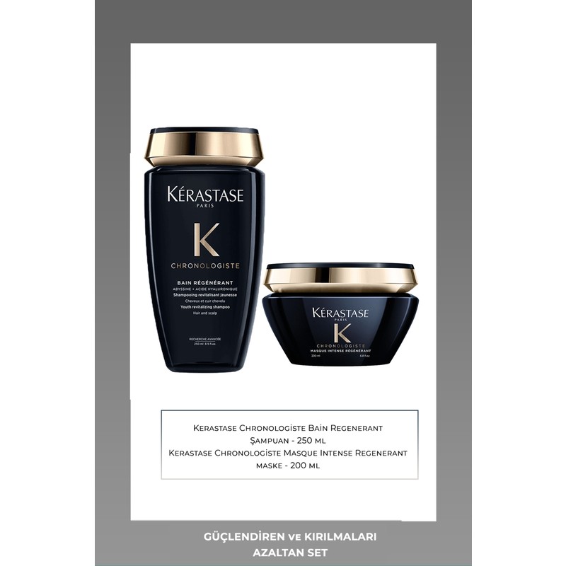 Kerastase Chronologiste Canlandırıcı Şampuan 250 ml+ Canlandırıcı Maske 200 ml