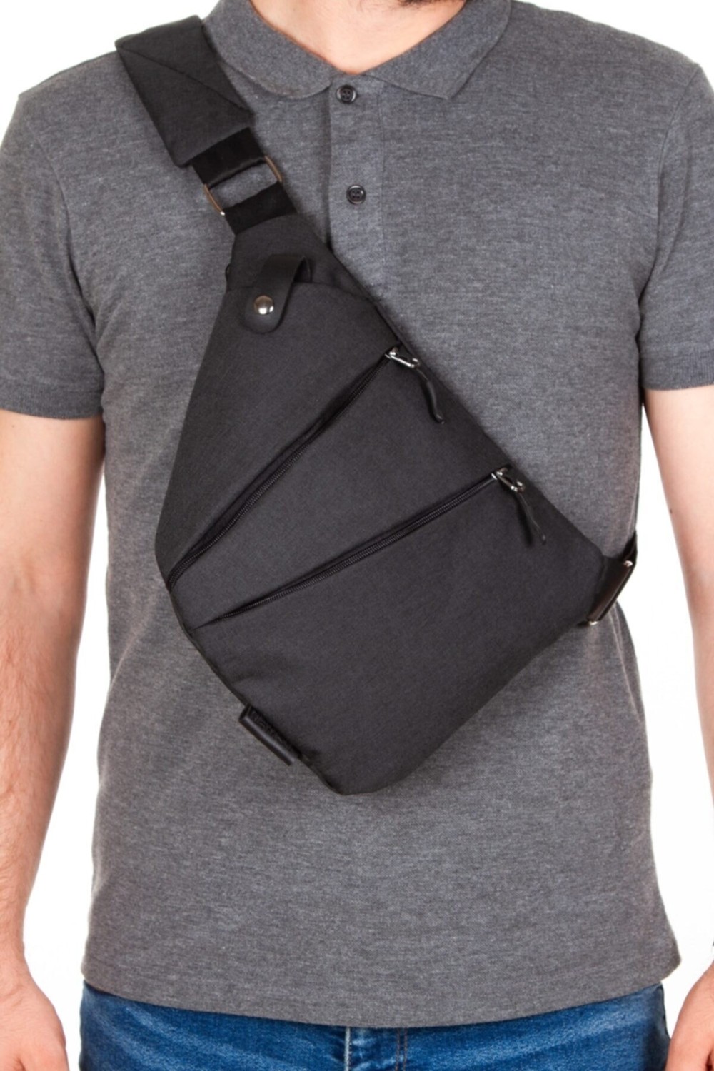 Newish Polo Heybe Postacı Çantası-Body Bag