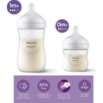 Philips Avent 2'li Biberon Seti 125 ml 0+ Ay ve 260 ml 1+ Ay Plastik Malzeme ile Doğal Tepkili