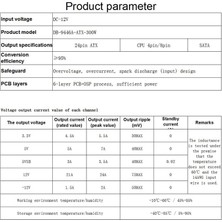 2Guoyang DB9215A-DIŞI Yüksek Güç 300W 12V 6pin Erkek Giriş Dc-Atx Tepe Psu Pico Atx Anahtarı Madencilik Psu 24PIN Mını Itx Dc Atx Pc Güç Kaynağı Debroglıe (Yurt Dışından)