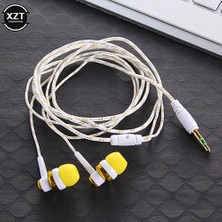 2Guoyang Mavi Yeni Kablolu Kulaklık Stereo Kulak 3.5mm Naylon Örgü Kablo Kulaklık Kulaklık Dizüstü Akıllı Telefon Müzik Oyunu Kulaklıklar (Yurt Dışından)