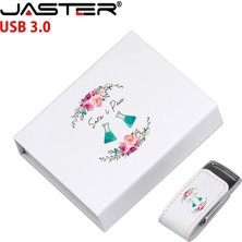 2Guoyang Kutu Yok 16GB Ücretsiz Özel Logo Deri USB 3.0 Flash Sürücü 4gb 8gb 16GB 32GB 64GB 128GB Düğün Fotoğrafçılığı Kalem Sürücüler Kutusu Memory Stick U Disk (Yurt Dışından)