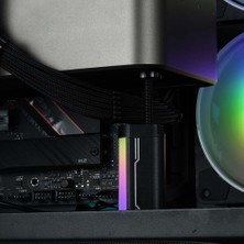 2Guoyang Alüminyum Grafik Kartı Desteği Aura Sync LED Grafik Kartı Desteği Tutucu Pc Kasa Aksesuarları Atx/m-Atx/ıtx Kasa Için Dönen (Yurt Dışından)