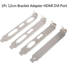 2Guoyang C 1 Adet 12 cm Yüksek Profil Braketi Adaptörü HDMI DVI VGA Bağlantı Noktası Tam Yükseklik Profil Braketi Ekran Kartı Konektörü (Yurt Dışından)