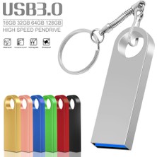 2Guoyang Siyah 3.0 32GB Metal Anahtarlık USB 3.0 Flash Sürücü Metal Kalem Sürücü 128GB 64GB 32GB 16GB 8gb Pendrive Su Geçirmez Bellek USB Sopa Yüksek Hızlı (Yurt Dışından)