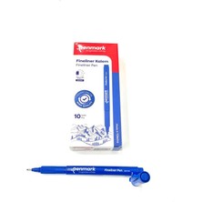 Penmark Medıum Uç Yazı ve Imza Kalemi   0.6 mm 10'lu ( 1 Paket ) ( Mavi )