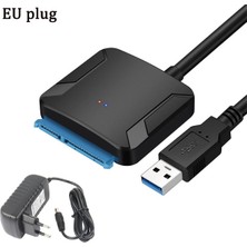 2Guoyang Ab Tak B ile 45 cm USB Sata 3 Kablo Sata USB 3.0 Adaptörüne 5 Gbps Desteği 2.5/3.5ın Harici SSD HDD Adaptörü Sabit Sürücü 3.5 Sata 3 Usb'ye Adapt Pc (Yurt Dışından)