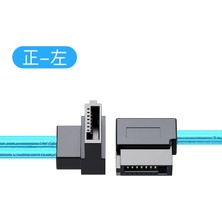 2Guoyang Yukarı-Sol 100 cm Dirsek Sata 3.0 Sabit Disk Veri Kablosu Sata3 6 Gbps Hızlı Şarj Kablosu Dıy Düz Yukarı Aşağı Sol Sağ Açılı HDD Sabit Disk Disk (Yurt Dışından)