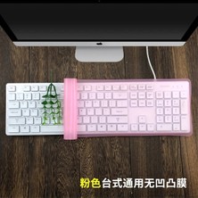 2Guoyang Pembe Standart Tam Boyutlu 101 Tuşlu Masaüstü Bilgisayar Yeni Evrensel Silikon Masaüstü Bilgisayar Klavye Kapağı Cilt Koruyucu Film 44*14 cm (Yurt Dışından)