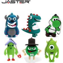 2Guoyang Yeşil 32GB Jaster Yaratıcı Karikatür USB Flash Sürücü 2.0 Hayvan Şekli Bellek 8gb 16GB 32GB 64GB Yeşil Kurbağa Flash Sürücü Sevimli Öğrenci Çocuk Hediye (Yurt Dışından)