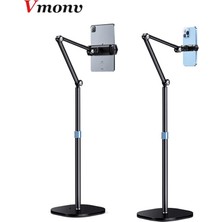 2Guoyang Tip A Evrensel Ipad Standı Zemin Tablet Braketi Ayarlanabilir Esnek Rotasyon Telefon Tutucu Alüminyum Tcantilever Stand Desteği 12.9 Inç (Yurt Dışından)