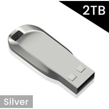 2Guoyang Gümüş 2 Tb Olaf USB 3.0 Kalem Sürücü Otg Yüksek Hızlı USB Flash Sürücüler Su Geçirmez Flash Memory Stick Disk On Key 2 Tb/1 TB/512 GB Cles USB Sürücü (Yurt Dışından)