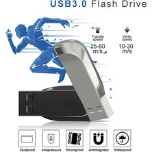 2Guoyang Gümüş 2 Tb Olaf USB 3.0 Kalem Sürücü Otg Yüksek Hızlı USB Flash Sürücüler Su Geçirmez Flash Memory Stick Disk On Key 2 Tb/1 TB/512 GB Cles USB Sürücü (Yurt Dışından)