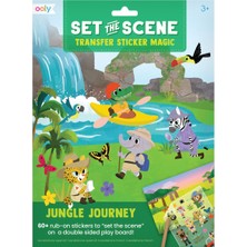 Ooly Ooly Set The Scene Transfer Çıkartma Seti - Jungle Journey