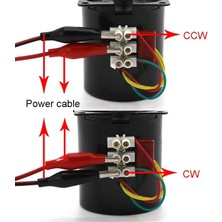 220V AC 28W 110 RPM 68KTYZ Daimi Mıknatıslı Motor