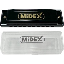 Midex HN-10BK Siyah Örf Aletleri 10 Delikli Mızıka