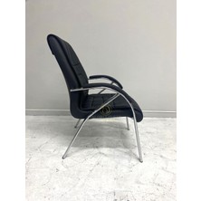 Duru Ofis Kumsal Misafir Koltuğu - Siyah