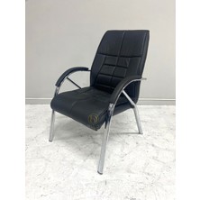 Duru Ofis Kumsal Misafir Koltuğu - Siyah