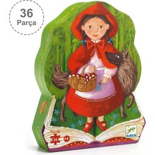 Djeco Dekoratif Puzzle 36 Parça/Little Red Riding Hood